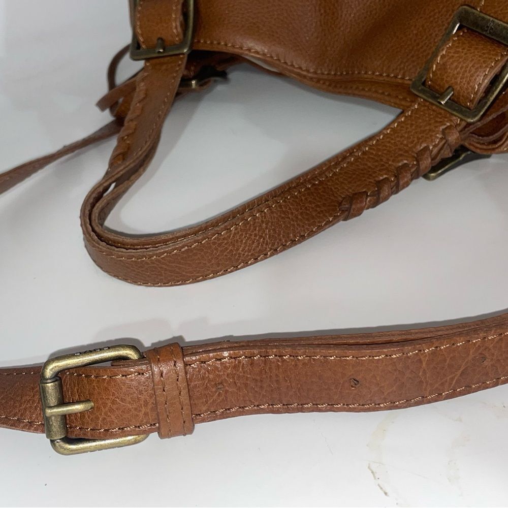 Frye Caelan Tan Leather Satchel - Picture 8 of 11